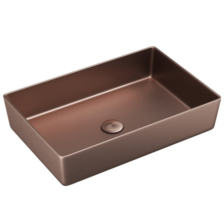 Scudo Core Brushed Bronze Metal Countertop Basin