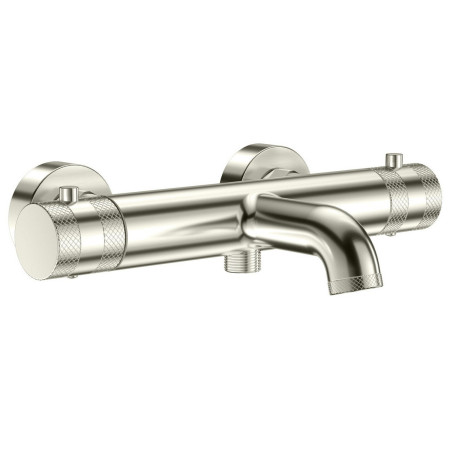 Scudo Core Brushed Nickel Wall Mounted Bath Shower Mixer