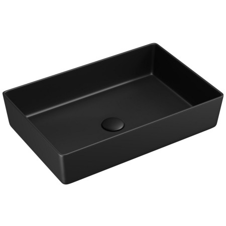 Scudo Core Matt Black Metal Countertop Basin