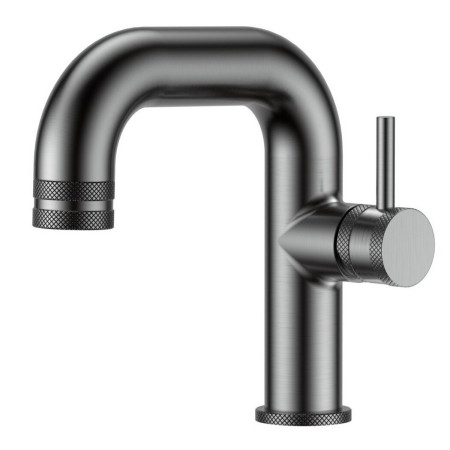 Scudo Core Side Lever Mono Basin Mixer in Gunmetal