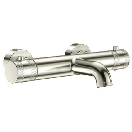 Scudo Core Wall Mounted Bath Filler in Brushed Nickel