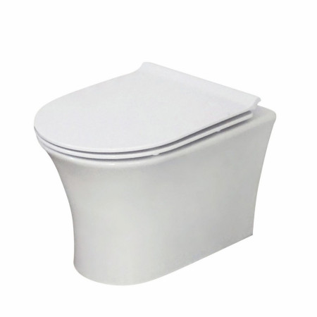 Scudo Deia Rimless Wall Hung Pan & Soft Closing Seat