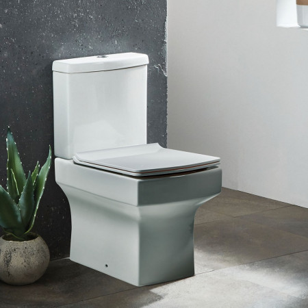 DEN001 Scudo Denza Open Back Pan with Cistern and Slimline Seat (2)