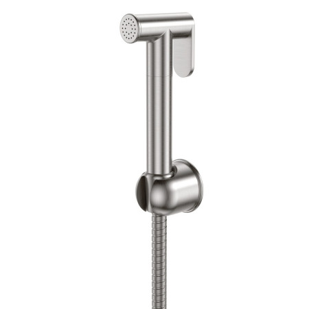 Scudo Douche Handset with Flexi Hose and Holder in Brushed Nickel