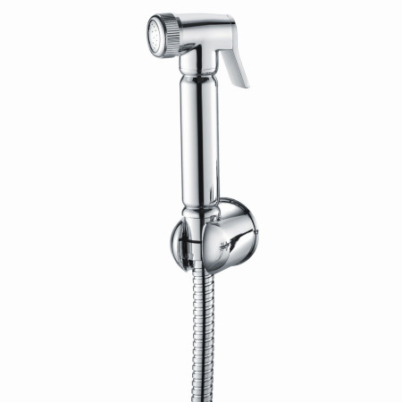 Scudo Douche Handset with Flexi Hose and Holder in Chrome