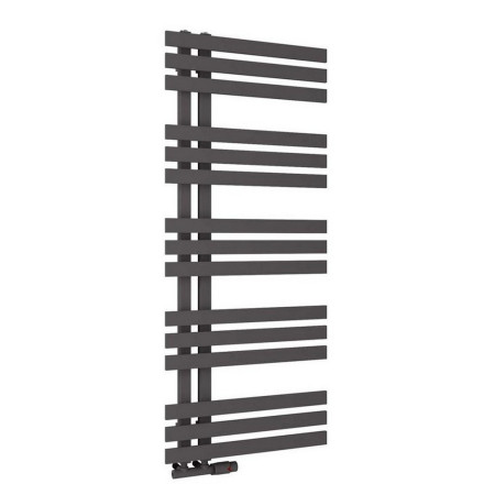 Scudo Elizabeth 1200 x 500mm Designer Towel Radiator in Carbon Anthracite