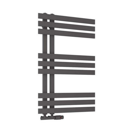 Scudo Elizabeth 800 x 500mm Designer Towel Radiator in Carbon Anthracite