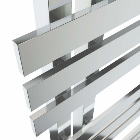 ELIZ1200-500-C Scudo Elizabeth 1200 x 500mm Designer Towel Radiator in Chrome Close Up