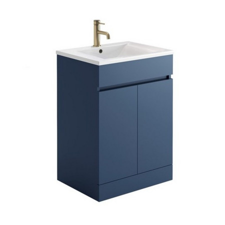 Scudo Empire 600mm Vanity Unit with Basin in Matt Twilight Blue