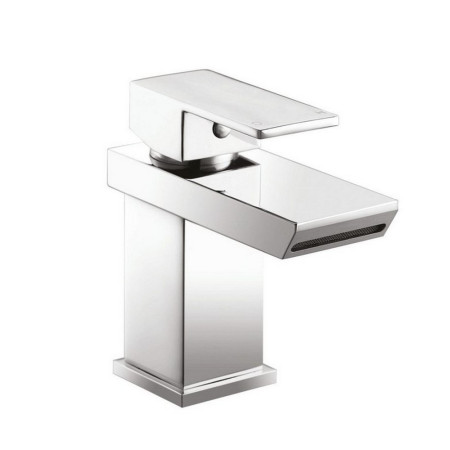 TAP111 Scudo Eve Mono Basin Mixer with Push Waste in Chrome (1)