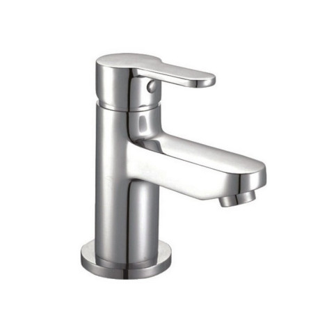 TAP021 Scudo Favour Mono Basin Mixer with Push Waste in Chrome (1)