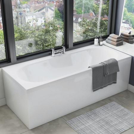 TAP013 Scudo Forme Bath Filler in Chrome Lifestyle