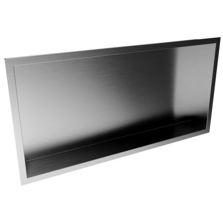 Scudo Inset Shower Niche 600 x 300mm in Gunmetal