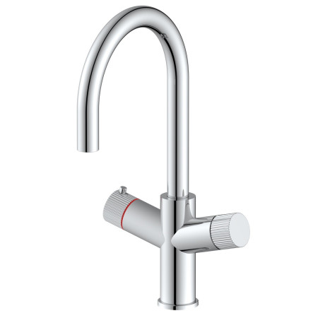 Scudo KoGE 3 in 1 Chrome Swan Spout Boiling Water Tap