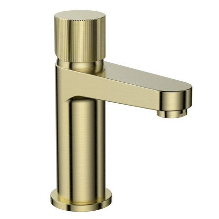 Scudo Koko Brushed Brass Mono Basin Mixer