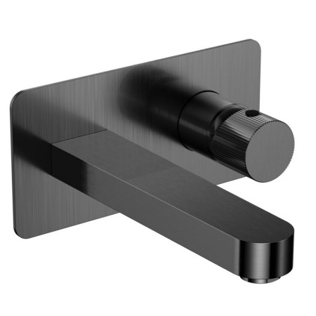 Scudo Koko Gunmetal Wall Mounted Basin Mixer