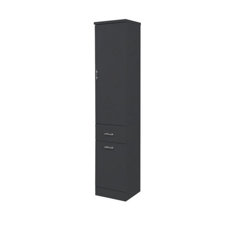 LANZA-TALLUNIT-ANTHRACITE Scudo Lanza 355mm Floor Standing Tall Unit in Gloss Anthracite (1)