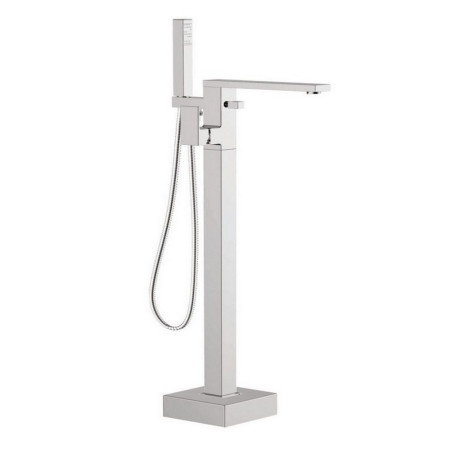 TAP082 Scudo Lanza Freestanding Bath Shower Mixer in Chrome (1)