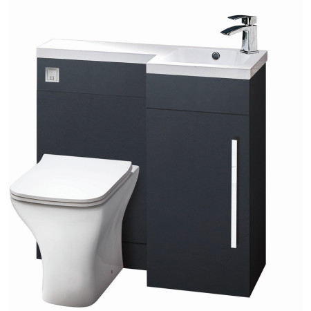 Scudo Lili 900mm Right Handed Furniture Pack in Matt Grey