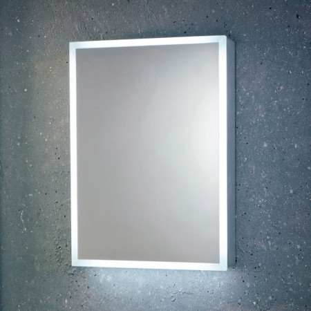 MIA-500X700-CAB Scudo Mia LED 500 x 700mm Single Door Mirror Cabinet (1)