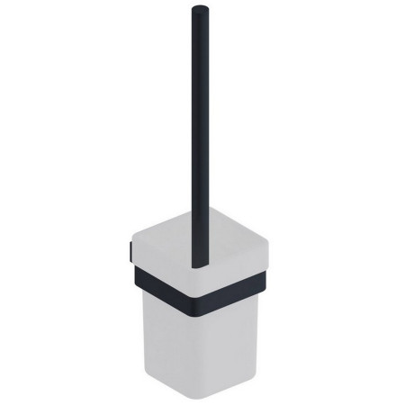 Scudo Mono Toilet Brush Set in Matt Black