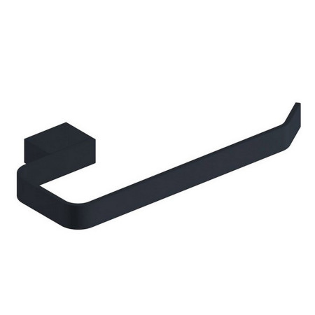 Scudo Mono Towel Ring in Matt Black