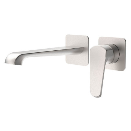 Scudo Montana Wall Mounted Bath Mixer in Brushed Nickel