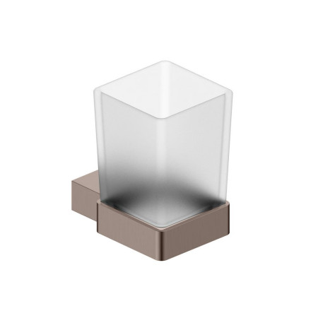 Scudo Monza Tumbler Holder in Brushed Bronze