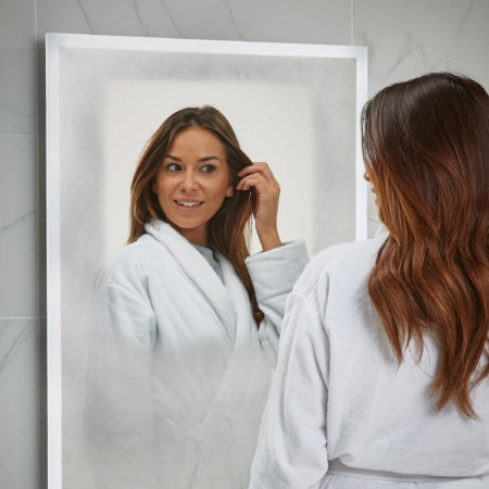 MIRROR002 Scudo Mosca LED 600 x 800mm Mirror with Demister Pad and Shaver Socket (2)