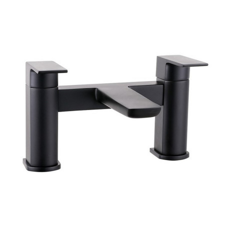 Scudo Muro Bath Filler in Matt Black