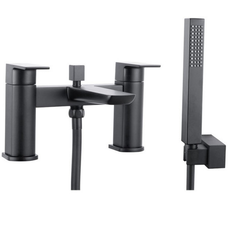 Scudo Muro Bath Shower Mixer in Matt Black