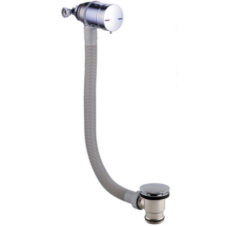 WASTE102 Scudo Overflow Bath Filler with Waste in Chrome (1)