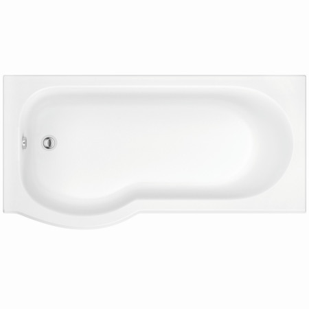 SHOWERBATH008-D Scudo P Shaped 1700 x 800mm Left Handed Shower Bath (1)