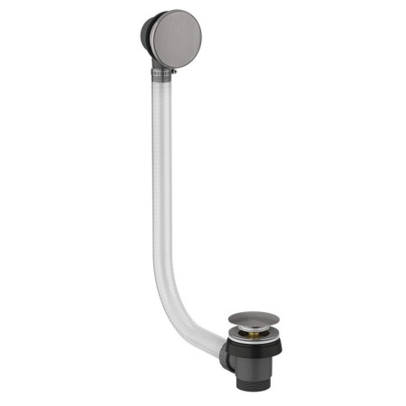 Scudo Pop Up Bath Waste with Overflow in Gunmetal