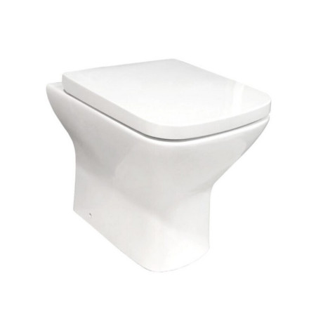 BTW-001 Scudo Porto Back to Wall Rimless WC & Wrap Over Seat