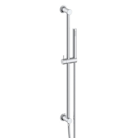 Scudo Riser Rail and Handset with Hose in Chrome