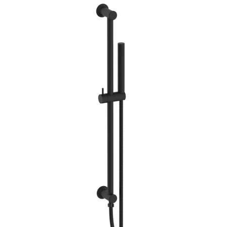 Scudo Riser Rail and Handset with Hose in Matt Black
