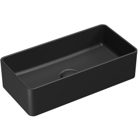 Scudo Riviera 460mm Countertop Black Rectangular Basin