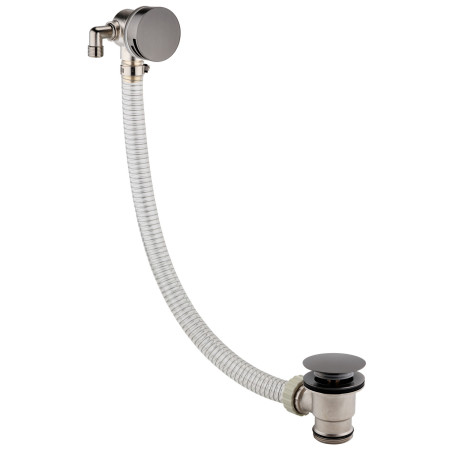 Scudo Round Bath Filler with Waste and Overflow in Gunmetal