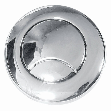 Scudo Round Polished Chrome Push Button