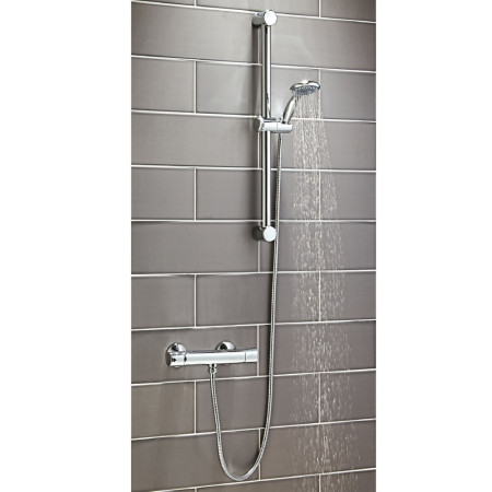 BARVALVE002 Scudo Round Premium Exposed Bar Shower Valve in Chrome Lifestyle
