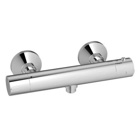 BARVALVE002/RISERKIT002 Scudo Round Thermostatic Shower Set One Shower Valve Design