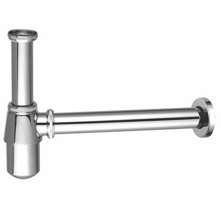 Scudo Rounded Bottle Trap in Chrome