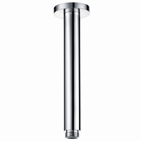 CEILINGARM002 Scudo Rounded Ceiling Mounted Shower Arm in Chrome (1)