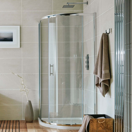 Scudo S6 800mm Quadrant Shower Enclosure in Chrome