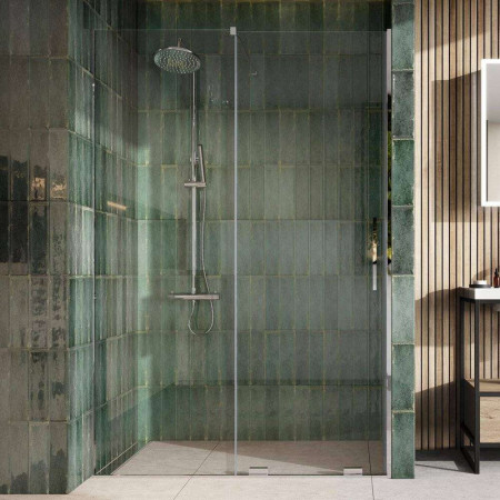 Scudo S8 Momentum 1200mm Chrome Sliding Wetroom Panel