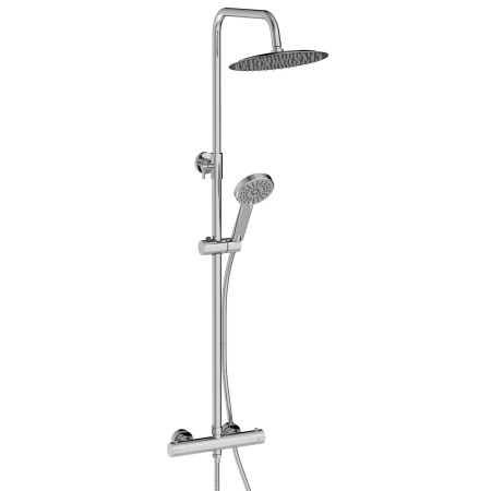 Scudo Serena Round Chrome Rigid Riser Shower