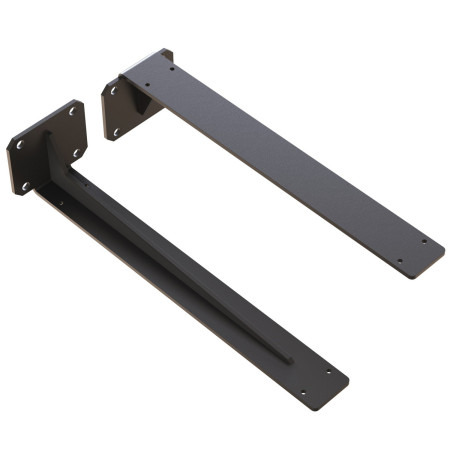 SHELPH-800-OAK Scudo Shelph 800mm Basin Shelf in Davos Oak Heavy Duty Brackets