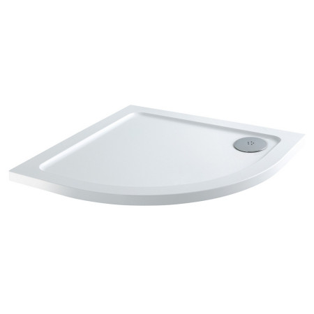 Scudo Shires 800mm Quadrant White Shower Tray