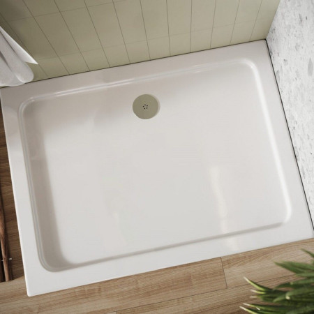 1700-800-REC-WTE Scudo Shires 1700 x 800mm Rectangular White Shower Tray Lifestyle